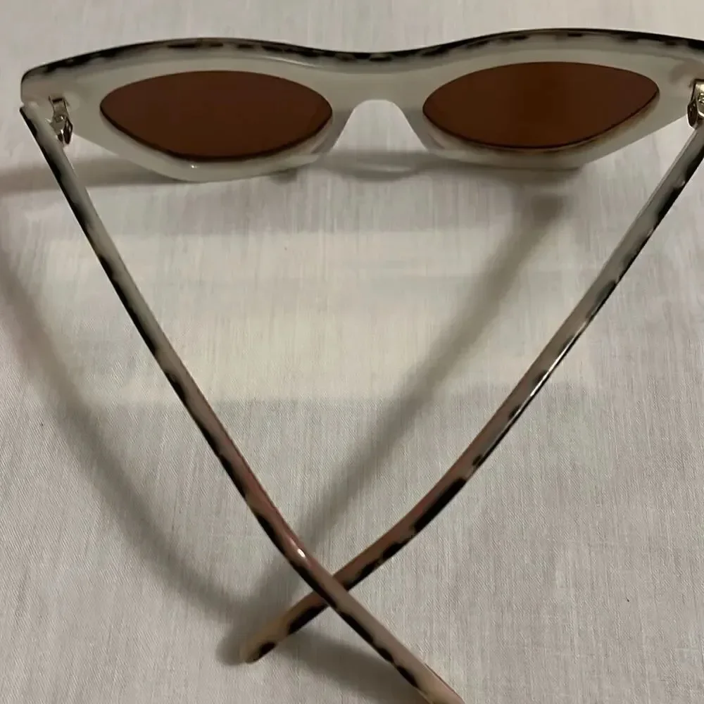 Lele Sadoughi Downtown Acetate Cat-Eye Sunglasses NWT $175